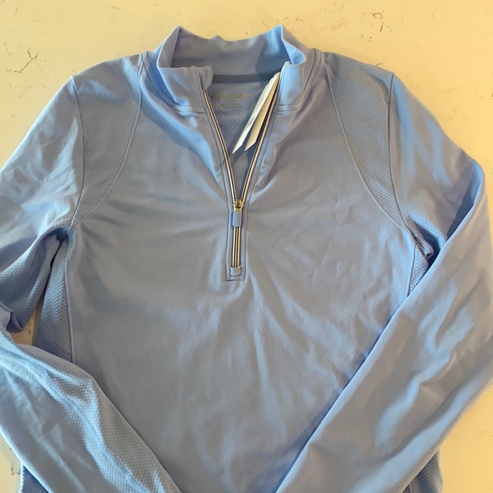 Tory Burch sport seamless quarter-zip pullover